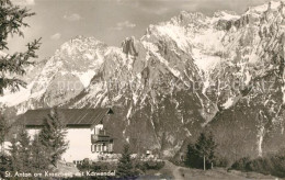 73142937 St Anton Kranzberg Berghaus Mit Karwendel St Anton Kranzberg - Garmisch-Partenkirchen