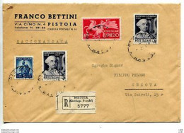 Cimarosa Due Esemplari Su Busta Espresso - 1946-60: Storia Postale