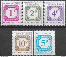 1976 Tristan Da Cunha Postage Due 5v. MNH SG N. D11/D15 - Other & Unclassified