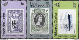 1976 Tristan Da Cunha Festival Of Stamps 3v. MNH SG N. 204/06 - Sonstige & Ohne Zuordnung