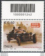 2009 Italia Mille Miglia Codice A Barre MNH Unif. 3142cb - Other & Unclassified