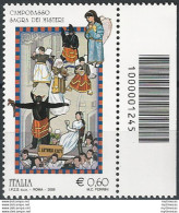 2009 Italia  Folclore Italiano Codice A Barre MNH Unif. 3143cb - Other & Unclassified