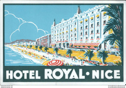 Bh121 Etichetta Da Bagaglio Hotel Royal Nice - Other & Unclassified