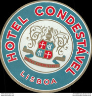 Bh155 Etichetta Da Bagaglio Hotel Condestavel - Other & Unclassified