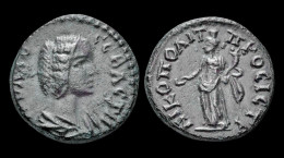 Moesia Inferior Nikopolis Ad Istrum Julia Domna AE Assarion Tyche Standing Left - Provincia