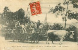 12)  Fêtes De SAINT AFFRIQUE 12 13 ET 14 Juillet 1913  - Char Des Gaulois - Saint Affrique