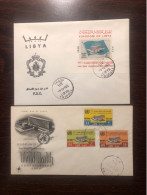 LIBYA  FDC COVER 1966 YEAR WHO OMS HEALTH MEDICINE STAMPS - Libyen