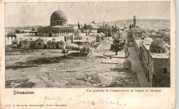 73913639 Jerusalem  Yerushalayim Israel Vue Generale De L’emplacement Du Temple  - Israel