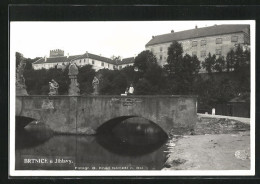 AK Brtnice, Partie An Der Flussbrücke  - Tchéquie