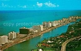 73743548 Miami_Beach Aerial View Of Hotels Along Indian Creek - Otros & Sin Clasificación