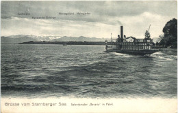 Starnberger See, Dampfer Bavaria In Fahrt - Starnberg