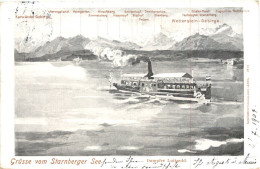 Starnberger See, Salondampfer Luitpold - Starnberg