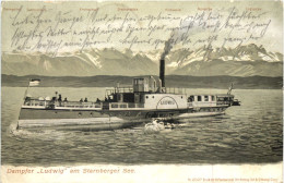 Starnberger See, Dampfer Ludwig - Starnberg