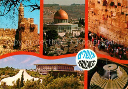 73070869 Jerusalem Yerushalayim Citadel Dome Of The Rock Western Wall Shrine Ken - Israele