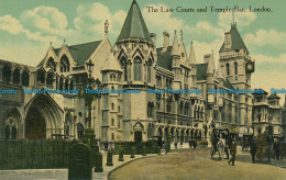 R048936 The Law Courts And Temple Bar. London. Arcadian - Autres & Non Classés