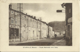 55  STAINVILLE   Route Nationale Vers Ligny (à Hauteur Du Café Français) - Andere & Zonder Classificatie