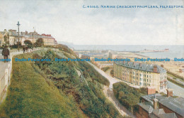 R048969 Marine Crescent From Leas. Folkestone. Photochrom. Celesque. No C.45160 - World