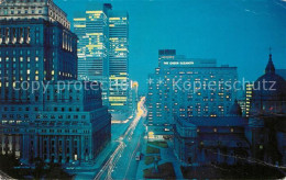 73061644 Montreal Quebec Night View Of Dorchester Street Montreal Quebec - Unclassified