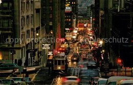 73061542 San_Francisco_California Busy Cable Cars Powell Street Twilight Time - Andere & Zonder Classificatie