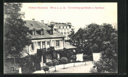 AK Solbad Dürrheim, Verwaltungsgebäude U. Kurhaus  - Bad Dürrheim