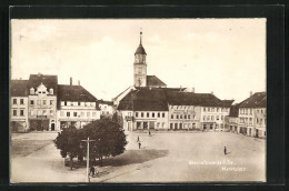 AK Bischofswerda I. Sa., Ausblick Auf Den Marktplatz  - Bischofswerda