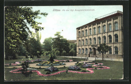 AK Zittau, An Der Kgl. Baugewerkenschule  - Zittau