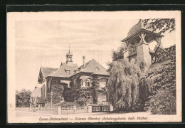 AK Essen-Rüttenscheid, Colonie Altenhof, Erholungsheim, Katholische Kirche  - Essen