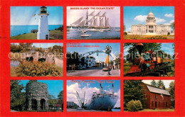 73061439 Rhode_Island_US-State Lighthouse Warwick Tall Ships Newport State House - Otros & Sin Clasificación