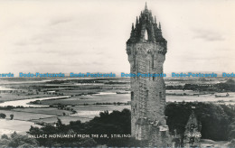 R048587 Wallace Monument From The Air. Stirling. Valentine. No B 9945. RP - World