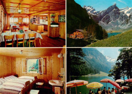 13925412 Weissbad_IR Berggasthaus Seealpsee Gaststube Zimmer Seepartie - Other & Unclassified