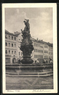 AK Zittau I/Sa, Blick Nach Dem Herkulesbrunnen  - Zittau