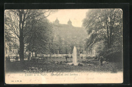 AK Essen A. D. Ruhr. Stadtgarten Und Saalbau  - Essen