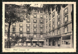 Cartolina Milano, Hotel Commercio, Piazza Fontana  - Milano (Milan)