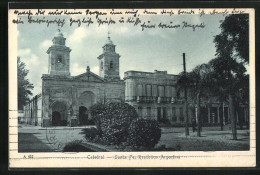 AK Santa Fè, Catedral, Blick Zur Kathedrale  - Argentinien