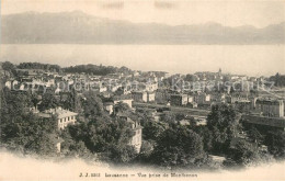 13530946 Lausanne VD Vue Prise De Montbenon Lac Leman Alpes Lausanne VD - Other & Unclassified