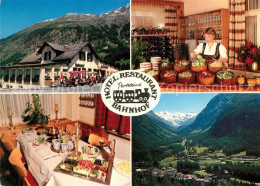 13522996 Pontresina Hotel Restaurant Bahnhof Gaststube Fruehstueck Panorama Pont - Sonstige & Ohne Zuordnung