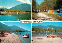 13518776 Gordola Camping Europa Badestrand Alpen Gordola - Otros & Sin Clasificación