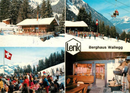 13339596 Lenk Simmental Berghaus Wallegg Wintersportplatz Alpen Lenk Simmental - Sonstige & Ohne Zuordnung