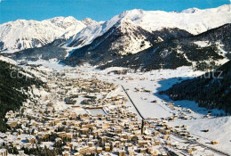 13334636 Davos GR Blick Gegen Rhaetikon Fergenhoerner Seehorn Winterpanorama Fli - Sonstige & Ohne Zuordnung