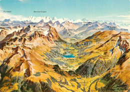 13325236 Lenzerheide GR Valbella Und Umgebung Alpenpanorama Aus Der Vogelperspek - Andere & Zonder Classificatie