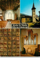 13315506 Zillis Kirch St Martin Aelteste Romanische Kirchendecke Gotischer Chor  - Sonstige & Ohne Zuordnung