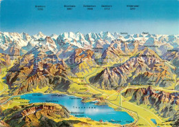 13312366 Berner Oberland Thunersee Alpenpanorama Aus Der Vogelperspektive Berner - Altri & Non Classificati