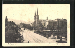 AK Freiburg I. Breisgau, Kaiserbrücke Mit Johanneskirche  - Freiburg I. Br.