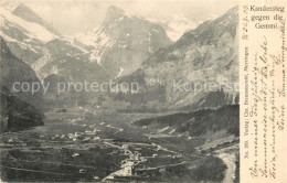 13308346 Kandersteg BE Panorama Blick Gegen Die Gemmi Alpen Kandersteg BE - Andere & Zonder Classificatie