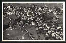 AK Oberammergau, Teilansicht Vom Flugzeug Aus  - Oberammergau