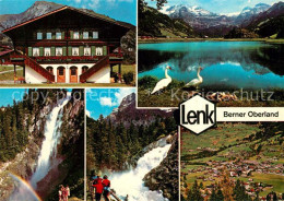 13305736 Lenk Simmental See Wasserfall Schweizer Haus Lenk Simmental - Sonstige & Ohne Zuordnung