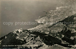 13301956 Caux VD Vue Du Rochers De Naye Montreux Vevey Lac Leman Caux VD - Autres & Non Classés