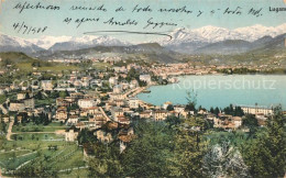 13301876 Lugano Lago Di Lugano Gesamtansicht Mit Alpenpanorama Lugano Lago Di Lu - Otros & Sin Clasificación