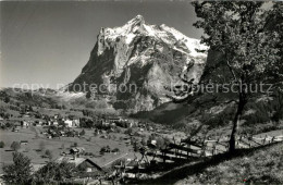 13301776 Grindelwald Landschaftspanorama Mit Wetterhorn Berner Alpen Grindelwald - Andere & Zonder Classificatie