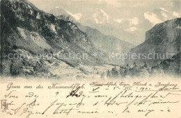 13301526 Eiger Grindelwald Moench Jungfrau Heimwehfluh Eiger Grindelwald - Andere & Zonder Classificatie